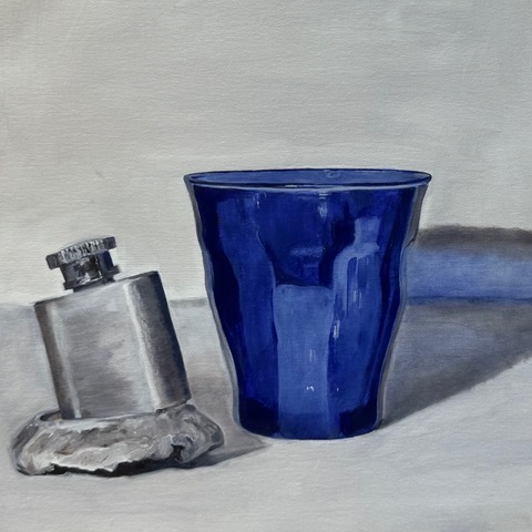 Flask and Cup